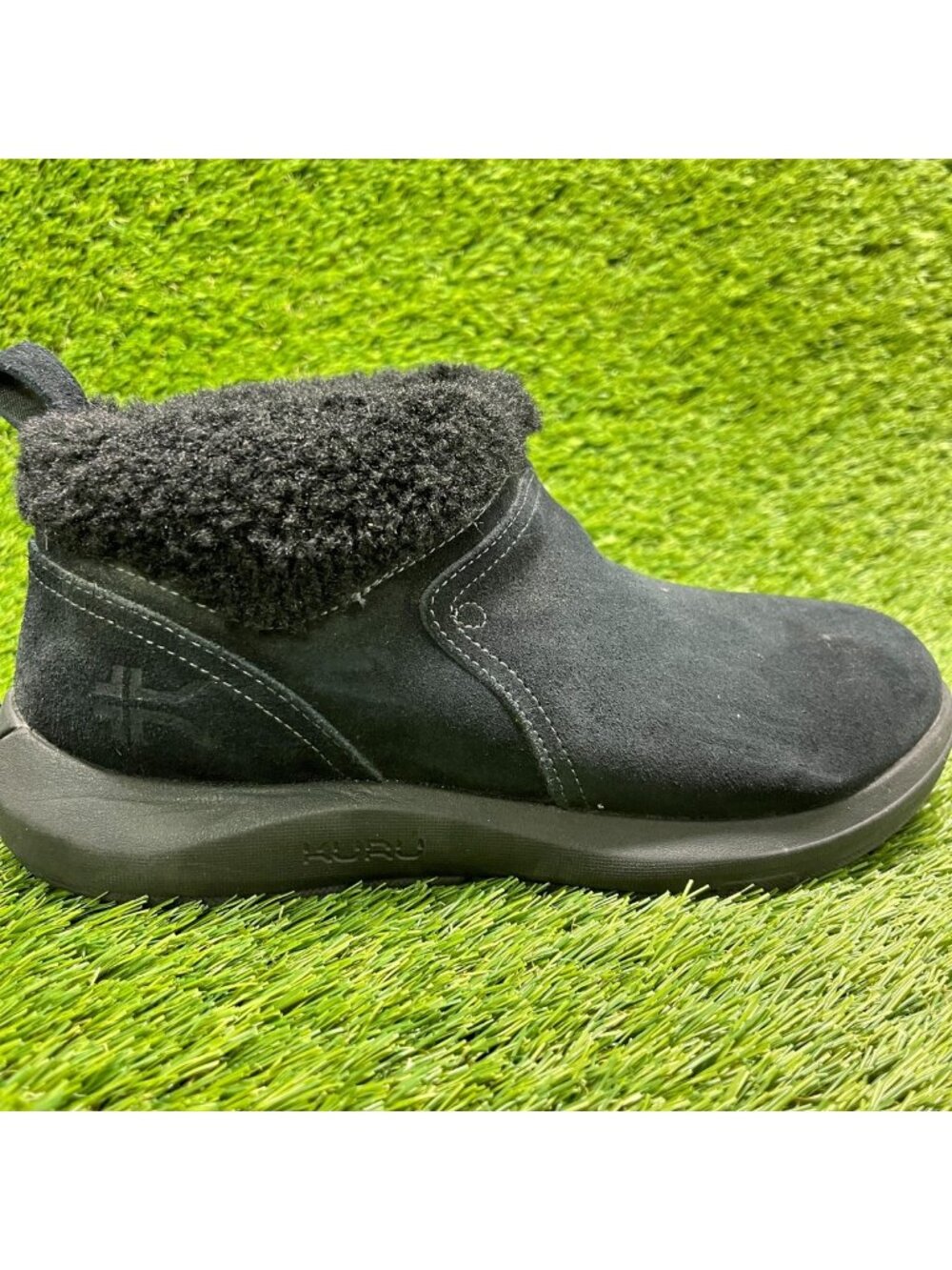Kuru Draft‎ Lahti Womens Size 9.5 Jet Black Casual Walking Slip-On Boots Shoes